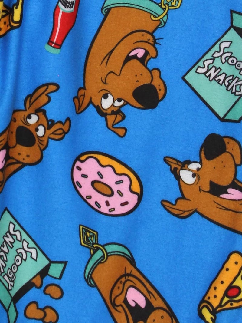 Scooby Doo Scooby-Doo Scooby Snacks Kids Flannel Lounge Pajama Pants (10, Blue) - Image 5